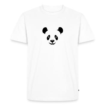 panda géant ours en peluche teddy - T-shirt Premium bio Homme - blanc - Devant - Nico (187cm)