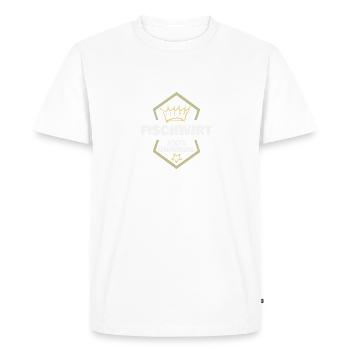 Pisciculteur comme travail - T-shirt Premium bio Homme - blanc - Devant - Nico (187cm)