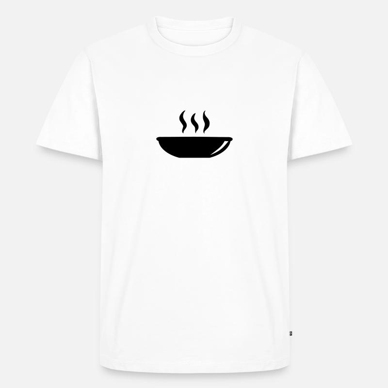 Suppe - Männer Premium Bio T-Shirt - Weiß
