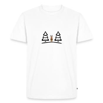 rudolf de rennes - T-shirt Premium bio Homme - blanc - Devant - Nico (187cm)