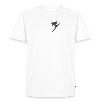 Ski Time - T-shirt Premium bio Homme - blanc - Devant - Nico (187cm)