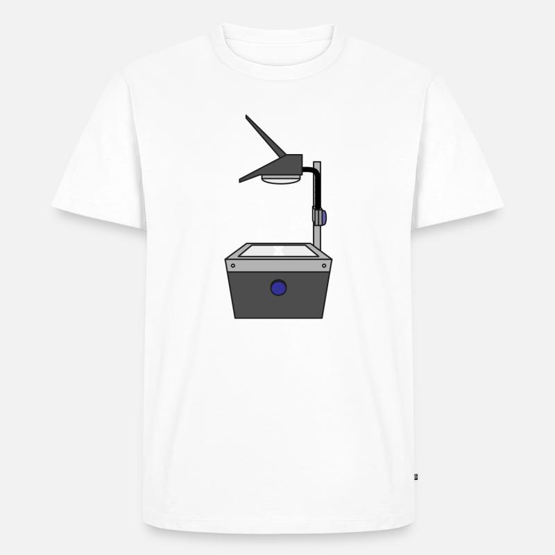 Polylux Schule Lehrer - Männer Premium Bio T-Shirt - Weiß