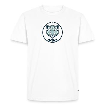 Mountain snow leopard - Men's Premium Organic T-Shirt - white - Front - Nico (187cm)
