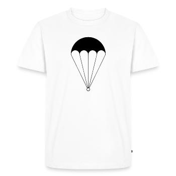 parachute - T-shirt Premium bio Homme - blanc - Devant - Nico (187cm)