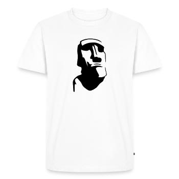 Easter Island - Men's Premium Organic T-Shirt - white - Front - Nico (187cm)