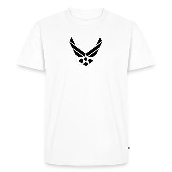 logo de l'armée de l'air - T-shirt Premium bio Homme - blanc - Devant - Nico (187cm)