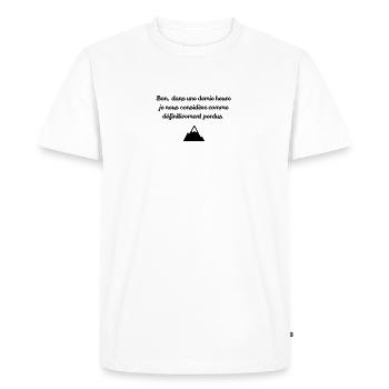 Les Bronzés font du ski / Humour / Réplique Culte - T-shirt Premium bio Homme - blanc - Devant - Nico (187cm)