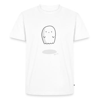A Scary One - Men's Premium Organic T-Shirt - white - Front - Nico (187cm)