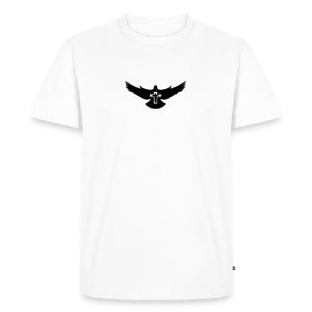 esprit saint sourd 01 - T-shirt Premium bio Homme - blanc - Devant - Nico (187cm)
