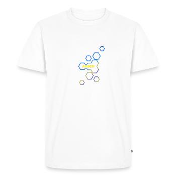 Name Andon - Men's Premium Organic T-Shirt - white - Front - Nico (187cm)