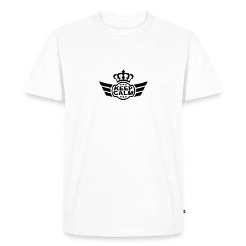 Keep Calm - T-shirt Premium bio Homme - blanc - Devant - Nico (187cm)