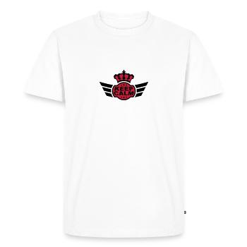 Keep Calm - T-shirt Premium bio Homme - blanc - Devant - Nico (187cm)