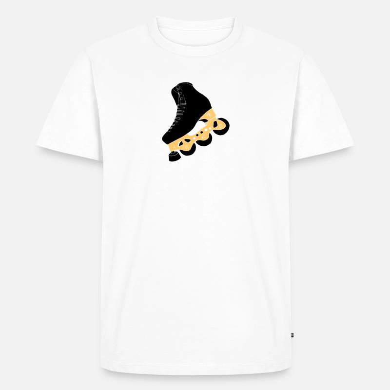 GH inline blackwithout - Männer Premium Bio T-Shirt - Weiß