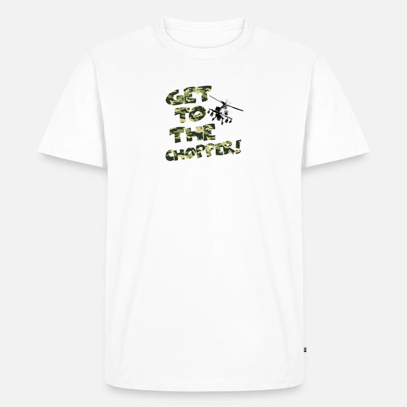 Holen Sie sich den Chopper! - Männer Premium Bio T-Shirt - Weiß