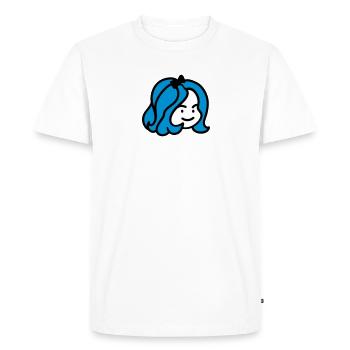 fille de cute - fille mignonne 3 - T-shirt Premium bio Homme - blanc - Devant - Nico (187cm)