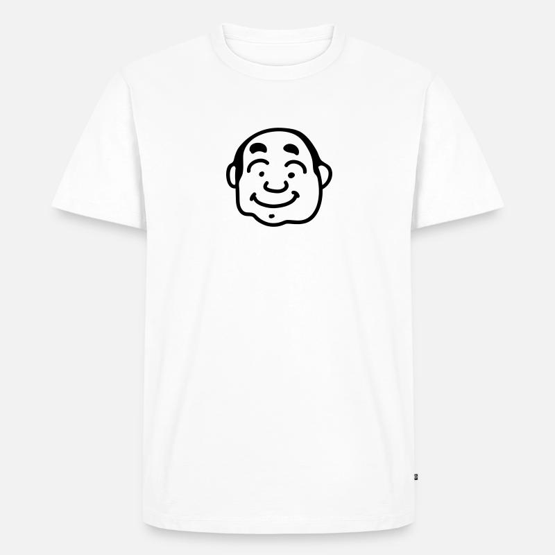 Netter Mann - Opa - Line - Männer Premium Bio T-Shirt - undefined
