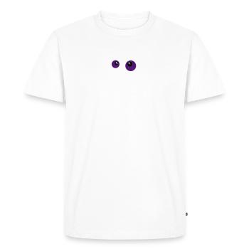 visage de monstre mignon - T-shirt Premium bio Homme - blanc - Devant - Nico (187cm)
