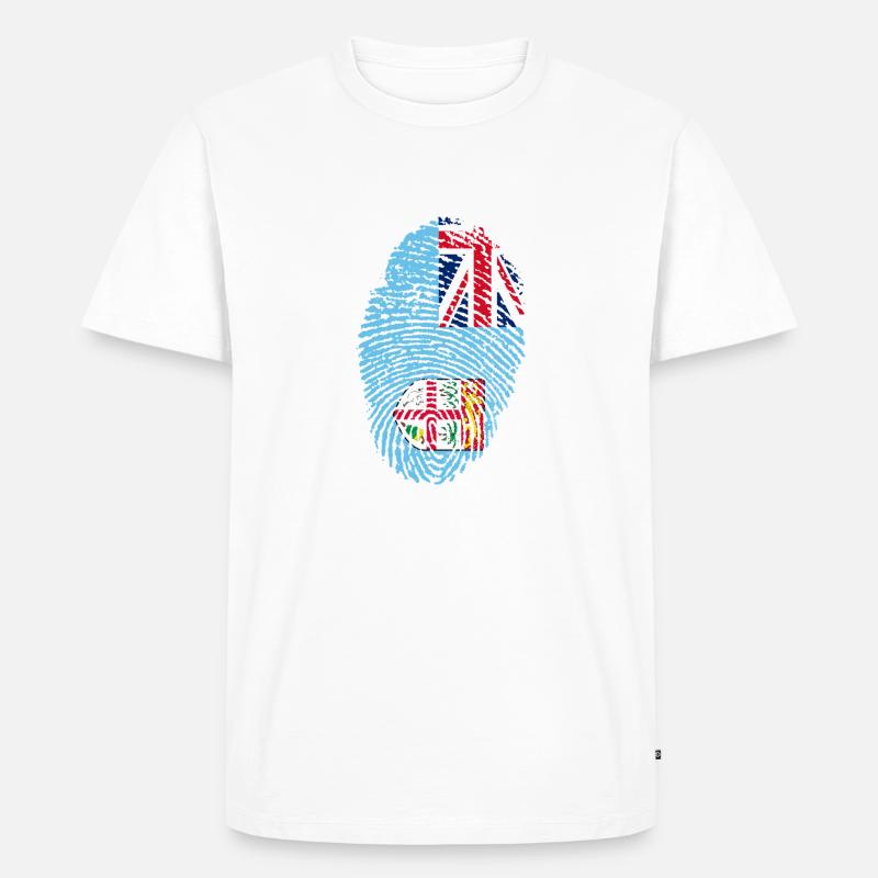 Fidschi - Männer Premium Bio T-Shirt - Weiß