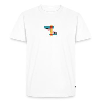 bauhaus 1919 - Men's Premium Organic T-Shirt - white - Front - Nico (187cm)