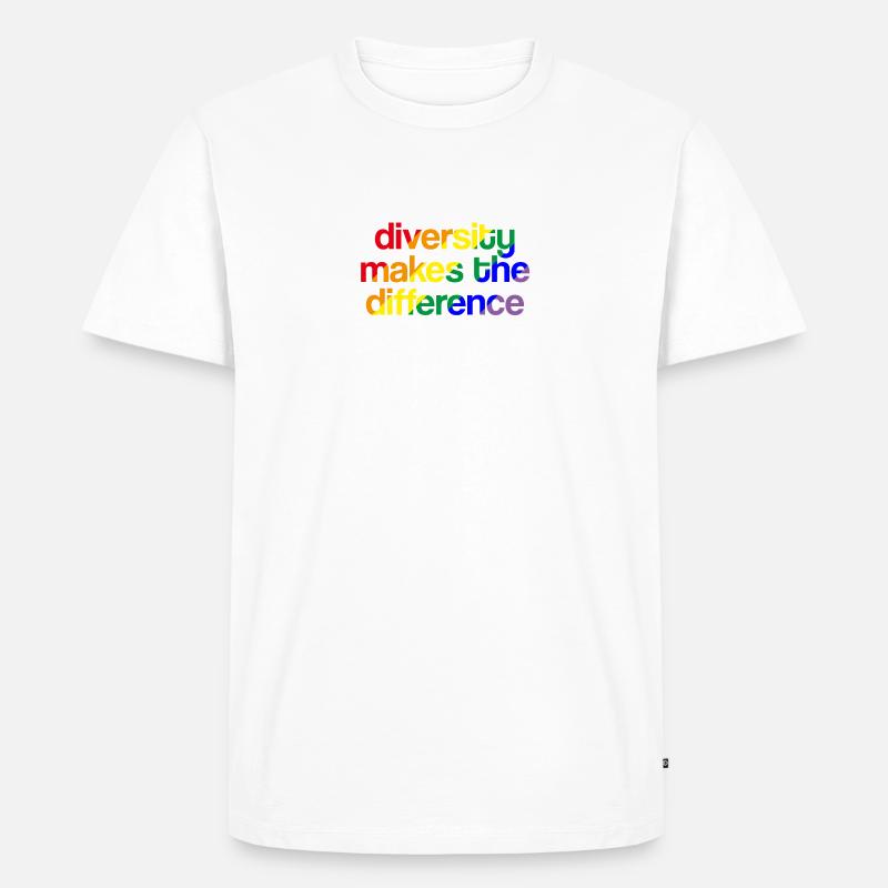 diversity makes the difference - Männer Premium Bio T-Shirt - undefined