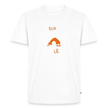 J'peux pas j'ai Spéléo - T-shirt Premium bio Homme - blanc - Devant - Nico (187cm)
