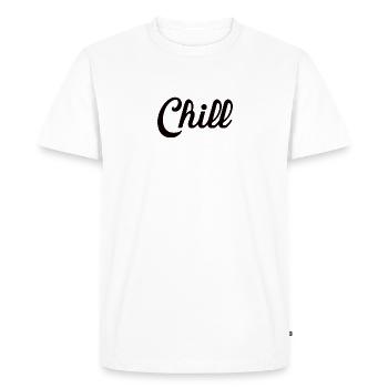 Chill - T-shirt Premium bio Homme - blanc - Devant - Nico (187cm)