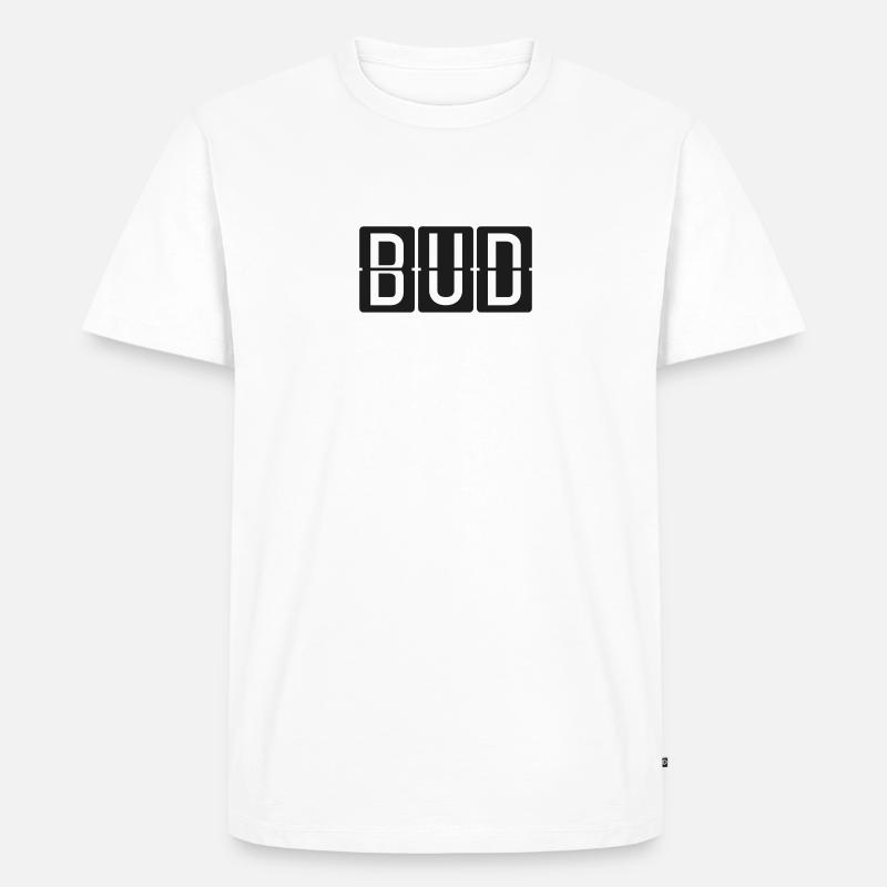 Budapest - Männer Premium Bio T-Shirt - Weiß