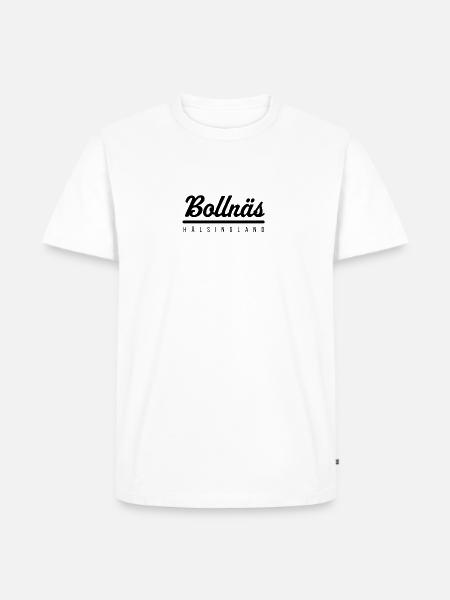 Bollnäs Hälsingland - Ekologisk premium-T-shirt herr - vit