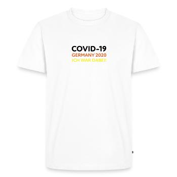 Covid Germany - T-shirt Premium bio Homme - blanc - Devant - Nico (187cm)
