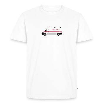 Ambulance - T-shirt Premium bio Homme - blanc - Devant - Nico (187cm)