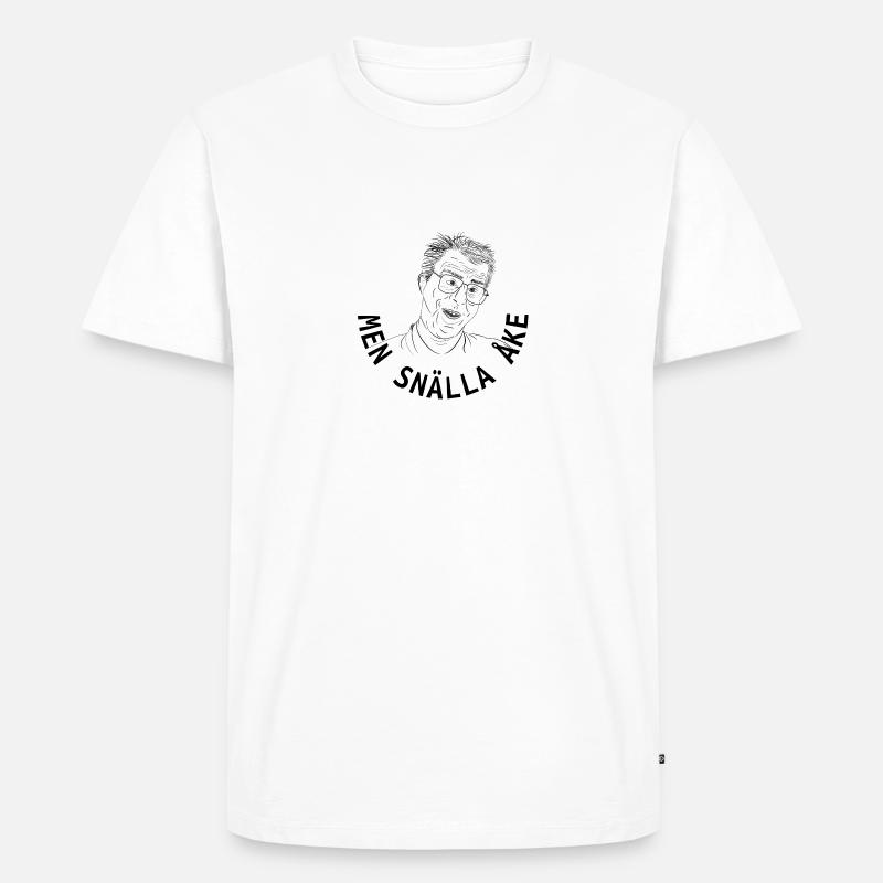 Aber bitte Åke - Männer Premium Bio T-Shirt - Weiß