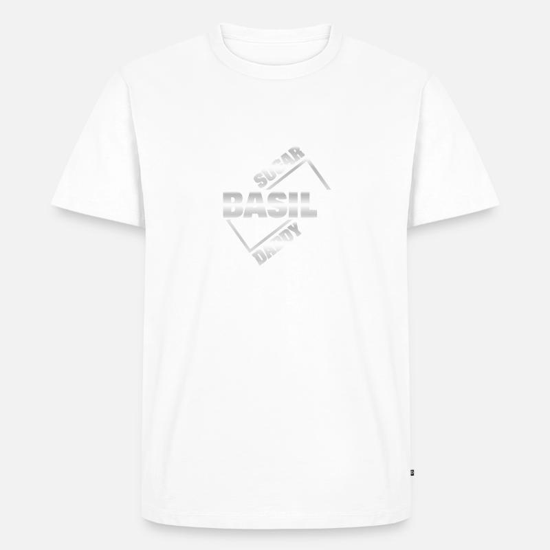Basil als Sugardaddy - Männer Premium Bio T-Shirt - undefined