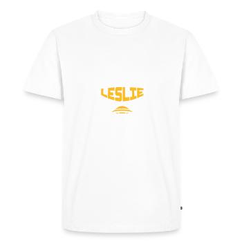 Thanks Leslie - T-shirt Premium bio Homme - blanc - Devant - Nico (187cm)