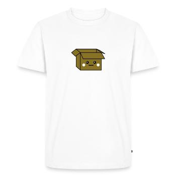 Cute Carton - T-shirt Premium bio Homme - blanc - Devant - Nico (187cm)