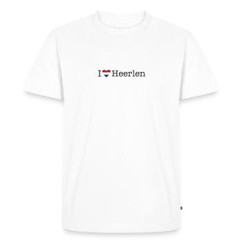 J’adore Heerlen - T-shirt Premium bio Homme - blanc - Devant - Nico (187cm)