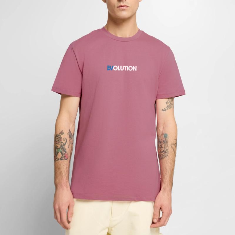 Elektrisch - E Auto - Evolution - Spruch Männer Premium Bio T-Shirt