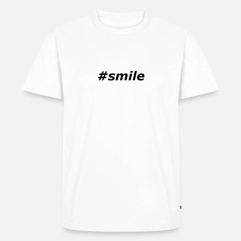 #smile - Männer Premium Bio T-Shirt - undefined