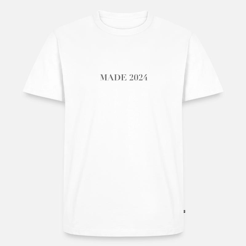 MADE 24 - Männer Premium Bio T-Shirt - Weiß