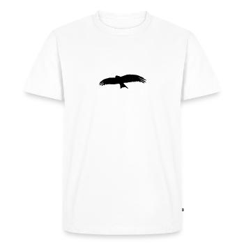 Oiseau - T-shirt Premium bio Homme - blanc - Devant - Nico (187cm)