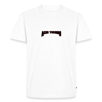 Acid Techno - T-shirt Premium bio Homme - blanc - Devant - Nico (187cm)