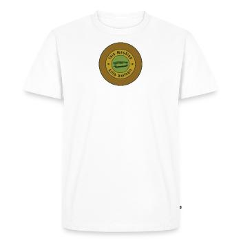 This machine kills bullshit - Men's Premium Organic T-Shirt - white - Front - Nico (187cm)