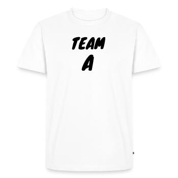 Team Team Team Sport Groupe Club - T-shirt Premium bio Homme - blanc - Devant - Nico (187cm)