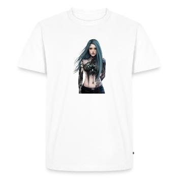 Suivez vos rêves - T-shirt Premium bio Homme - blanc - Devant - Nico (187cm)