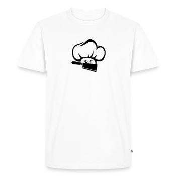 Kitchen bull - Men's Premium Organic T-Shirt - white - Front - Nico (187cm)