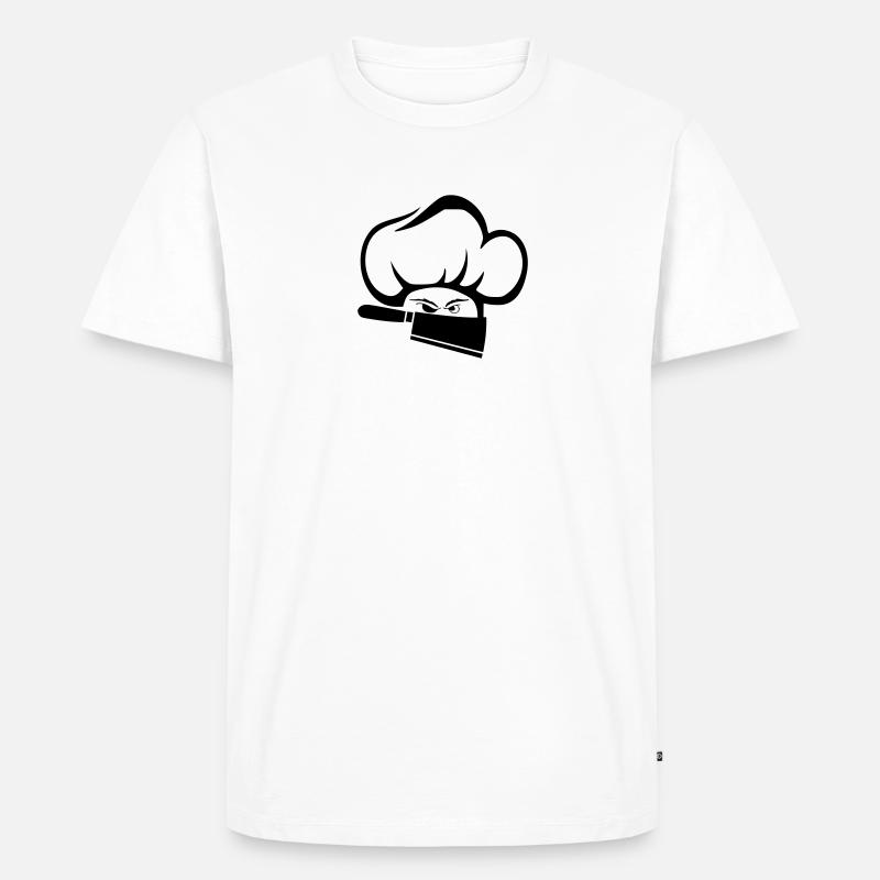 Küchenbulle - Männer Premium Bio T-Shirt - Weiß