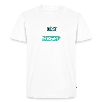 Best friends forever, best buddies forever - Men's Premium Organic T-Shirt - white - Front - Nico (187cm)