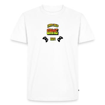 Happy New Year 2024. Funny Game 2024 - Men's Premium Organic T-Shirt - white - Front - Nico (187cm)