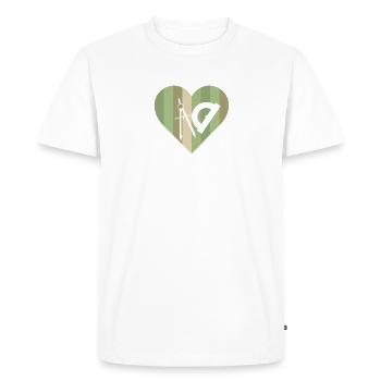 Architecte Architecte Construction de maison - T-shirt Premium bio Homme - blanc - Devant - Nico (187cm)