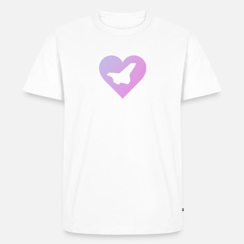 Aerospace Engineering Fliegen Luftfahrt - Männer Premium Bio T-Shirt - Weiß