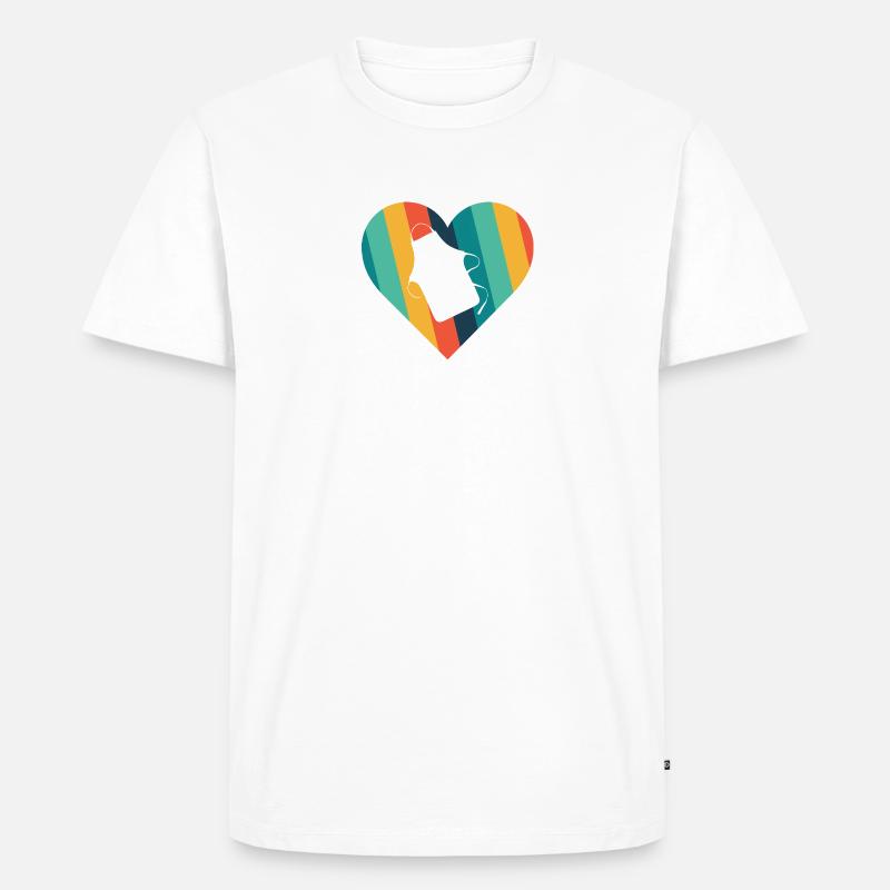 Backen Bäckerei Backwaren - Männer Premium Bio T-Shirt - Weiß